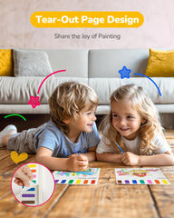 TECJOE extra paint paper included for extended coloring sessions.