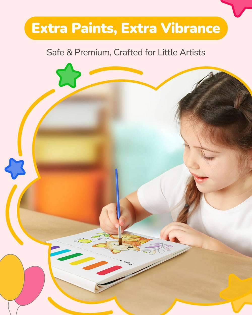 TECJOE princess series watercolor book invites magical color exploration