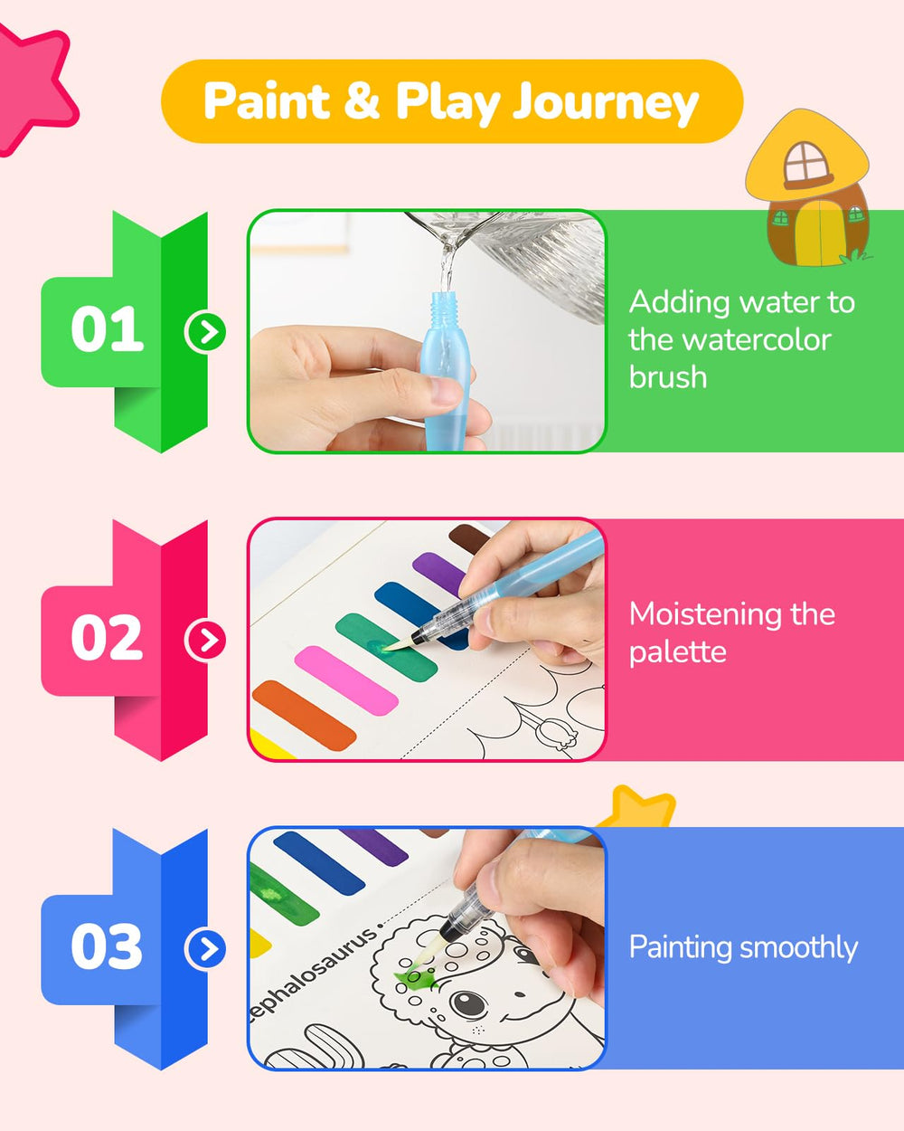 TECJOE thick paper pages prevent bleed-through for clean keepsake art