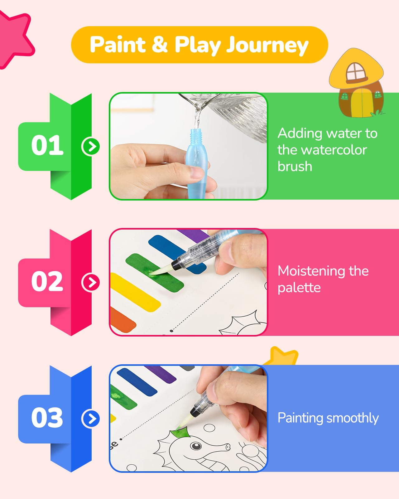 TECJOE extra paint paper: extra pages to extend coloring fun.