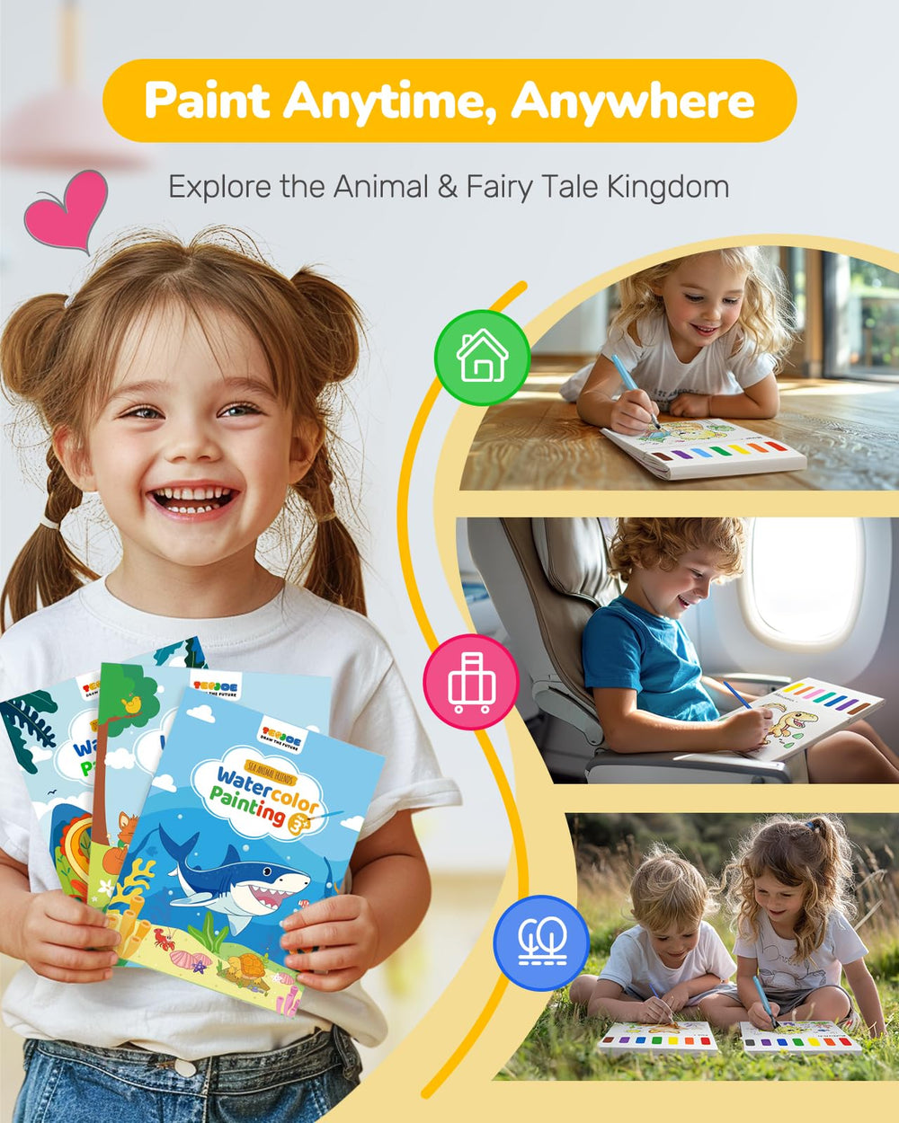 TECJOE gift kit—ideal for birthdays, holidays, or travel art activities