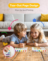 TECJOE thick watercolor paper—heavy stock reduces bleed-through and preserves artworks