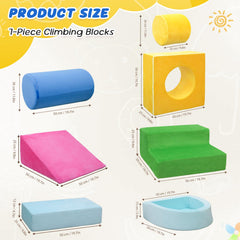 Teckid toddler climbing set ready to play out of the box.