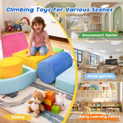 Teckid foam small round block ideal for stacking and tumbling adventures.