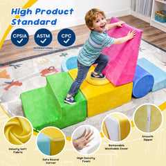 Teckid foam stair block helps kids practice stepping and balance.