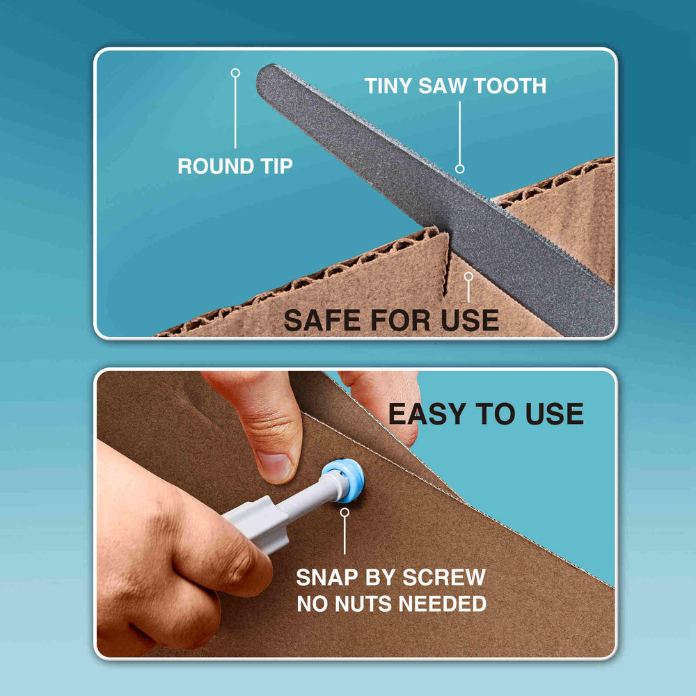 TECKMICO holepunch creates clean, precise holes for cardboard crafts.