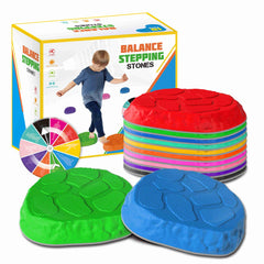 TECKMICO stepping stones textured surface supports confident steps for toddlers indoors or outdoors.