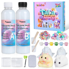 TECMIYO Taba Squishy Kit unboxing shows beginner-friendly setup for easy crafting and soft results.