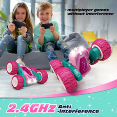 Tecnock night-drive RC car with twinkling LED lights enhancing evening fun.