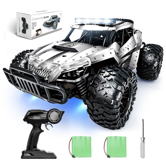 Tecnock RC car 1/16 scale side view shows compact design for kids' play
