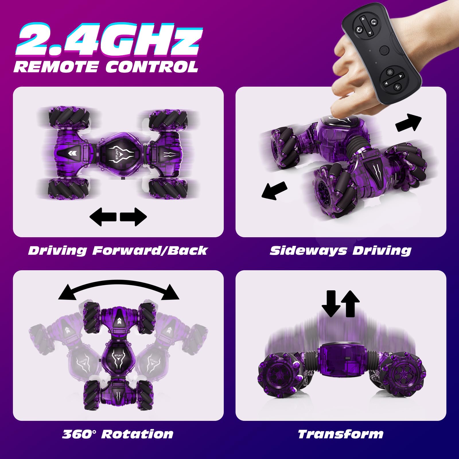 Tecnock double-sided chassis designed for dramatic flips and reversals.