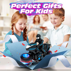 Tecnock RC Motorcycle enables multiplayer action with friends.
