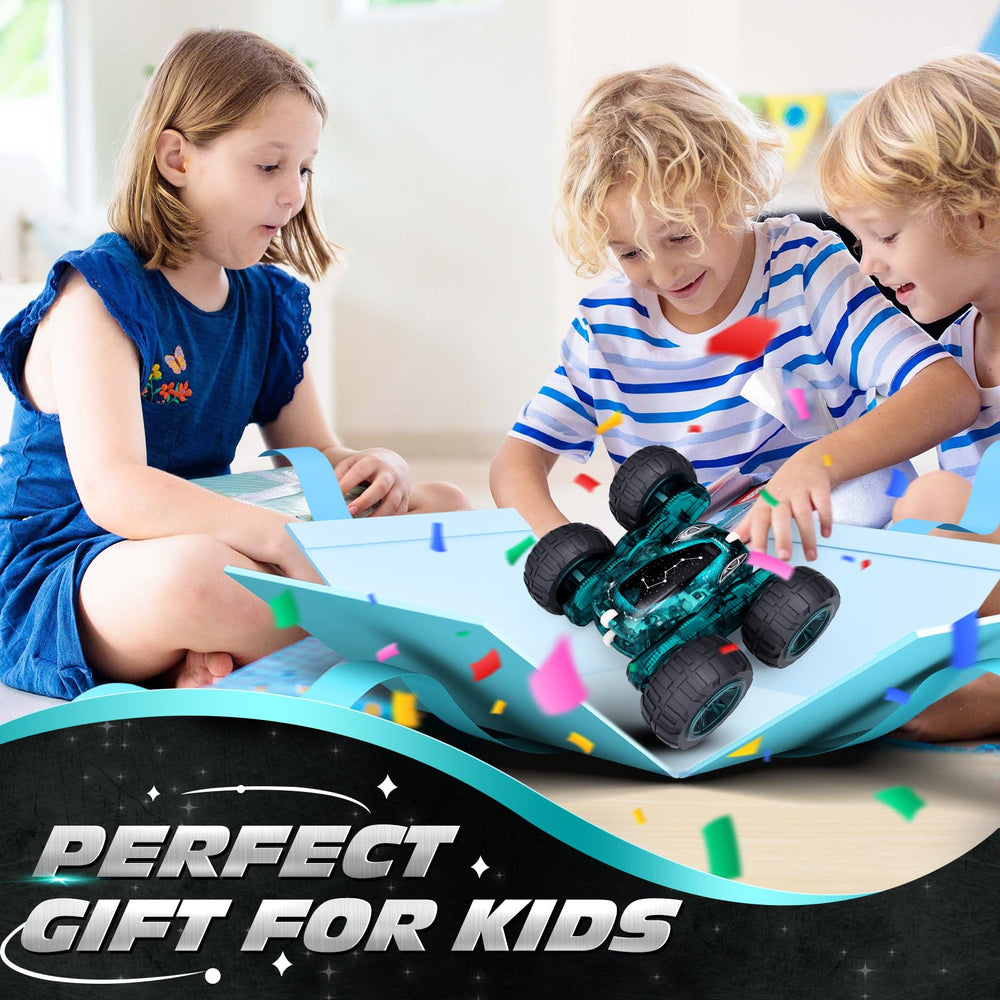 Tecnock stunt car makes a fantastic gift for kids aged 6 to 12.