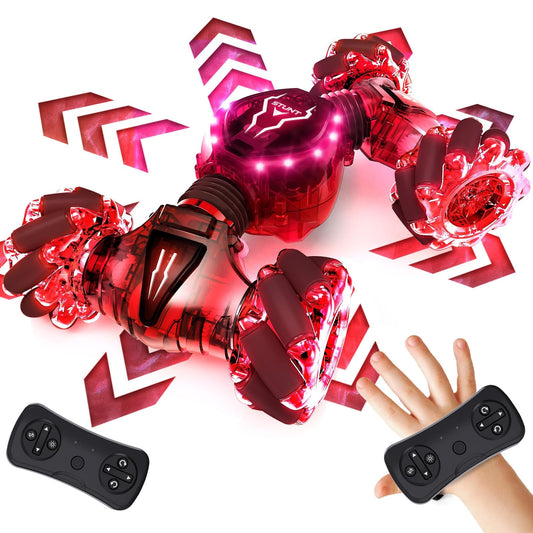 Tecnock remote-control car with LED lights for day and night play.