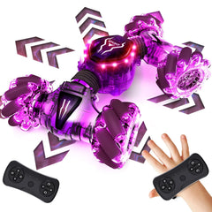 Tecnock remote control car with vivid LED lights for day and night play.