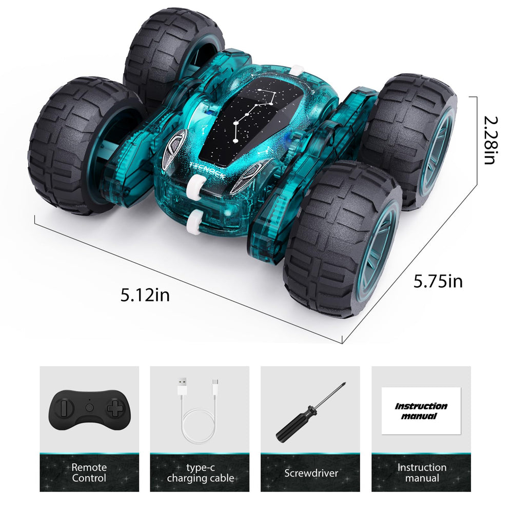 Tecnock remote control car for family play with night-time star lights.
