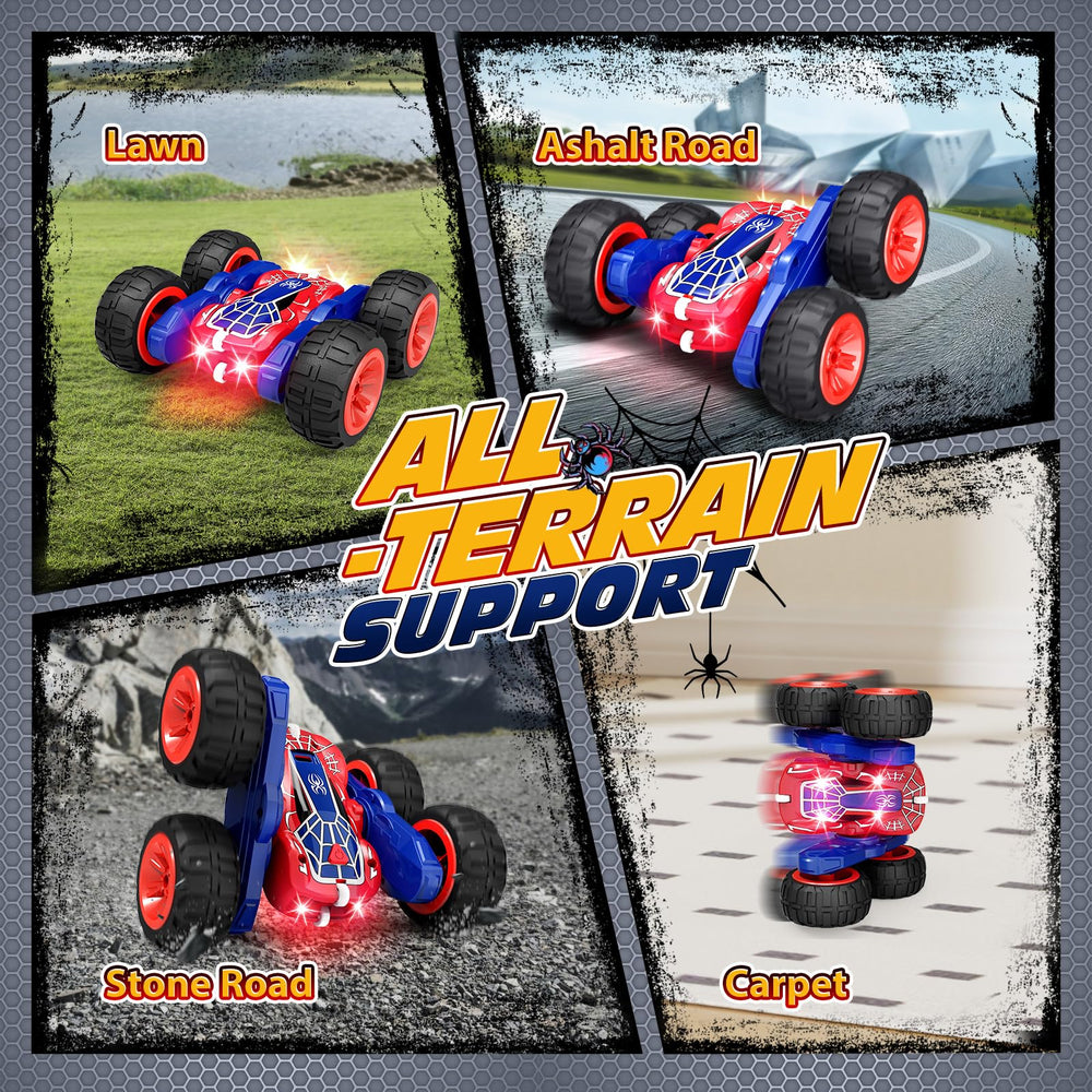 Tecnock Spider RC car night-lights enable epic dusk races.
