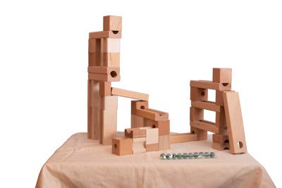TEDCO Blocks and Marble Run tunnels encourage hands-on exploration and spatial awareness.