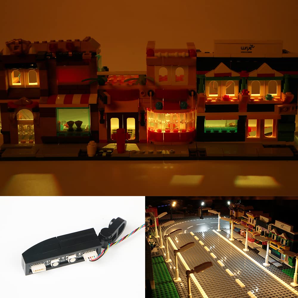TEDDOO building-block-lit scenery enhances play spaces with ambient glow.
