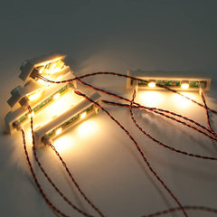 TEDDOO LED bars 1x4 warm white brighten LEGO-style builds with customizable lighting.
