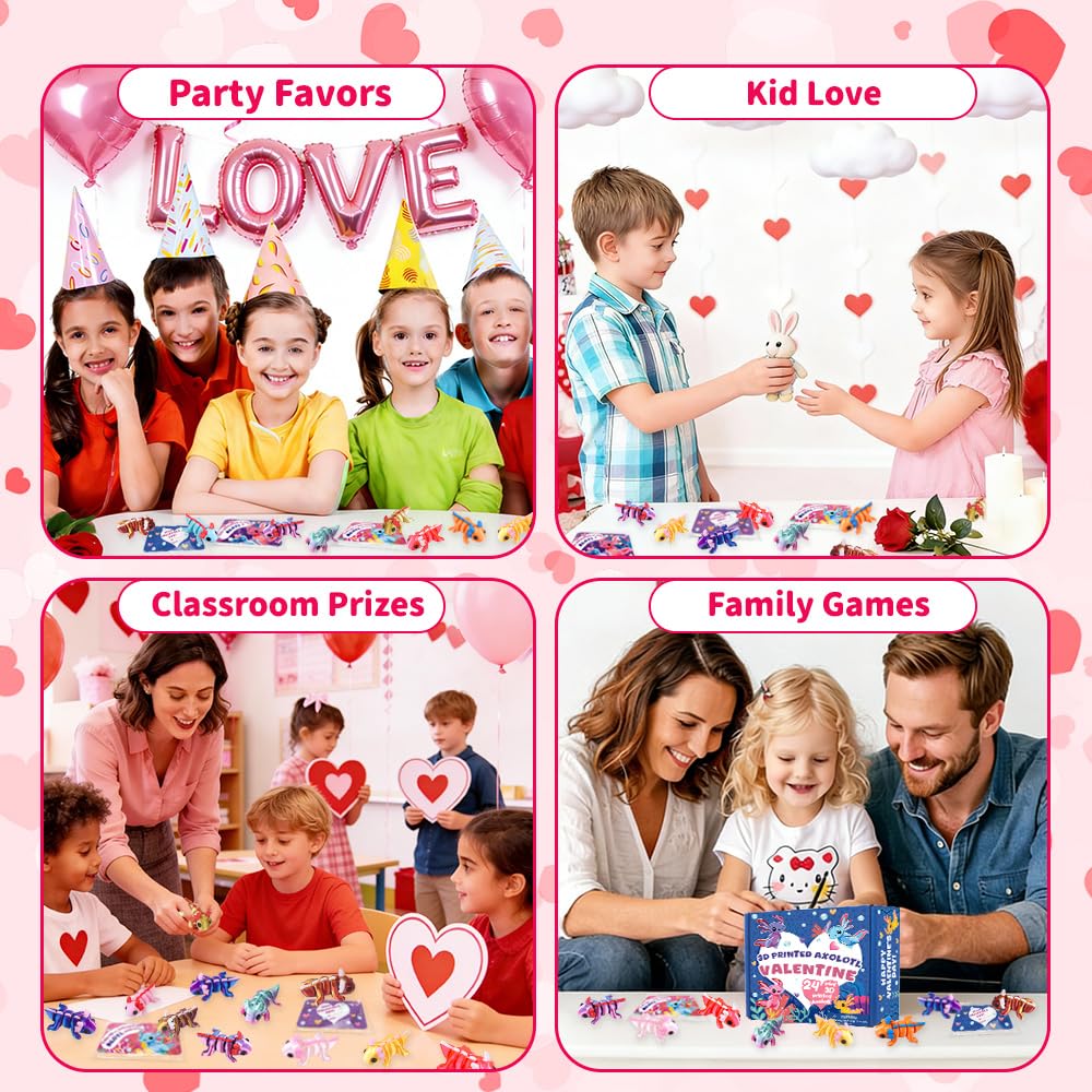 Teeanzo valentines packaging bundle, multi-piece set for party favors