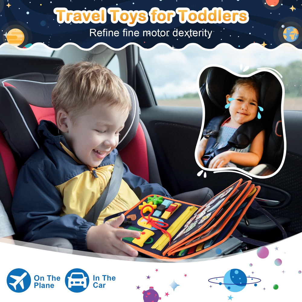 Teefrye Busy Book clock face introduces time concepts through interactive play