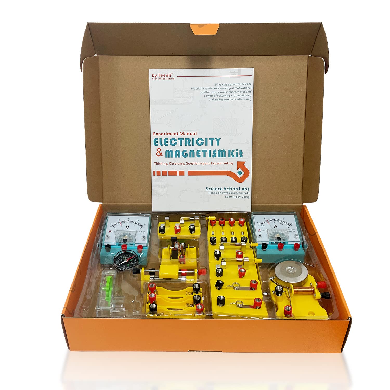 Teenii kit family activity setup for learning.