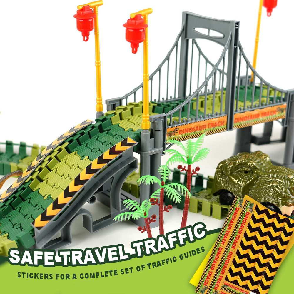 Teensmagic dinosaur track kit ready for birthday gifting and play