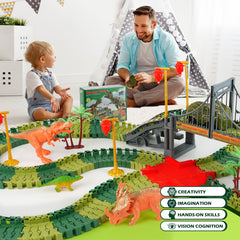Teensmagic set includes trees and a bridge for dinosaur world builds