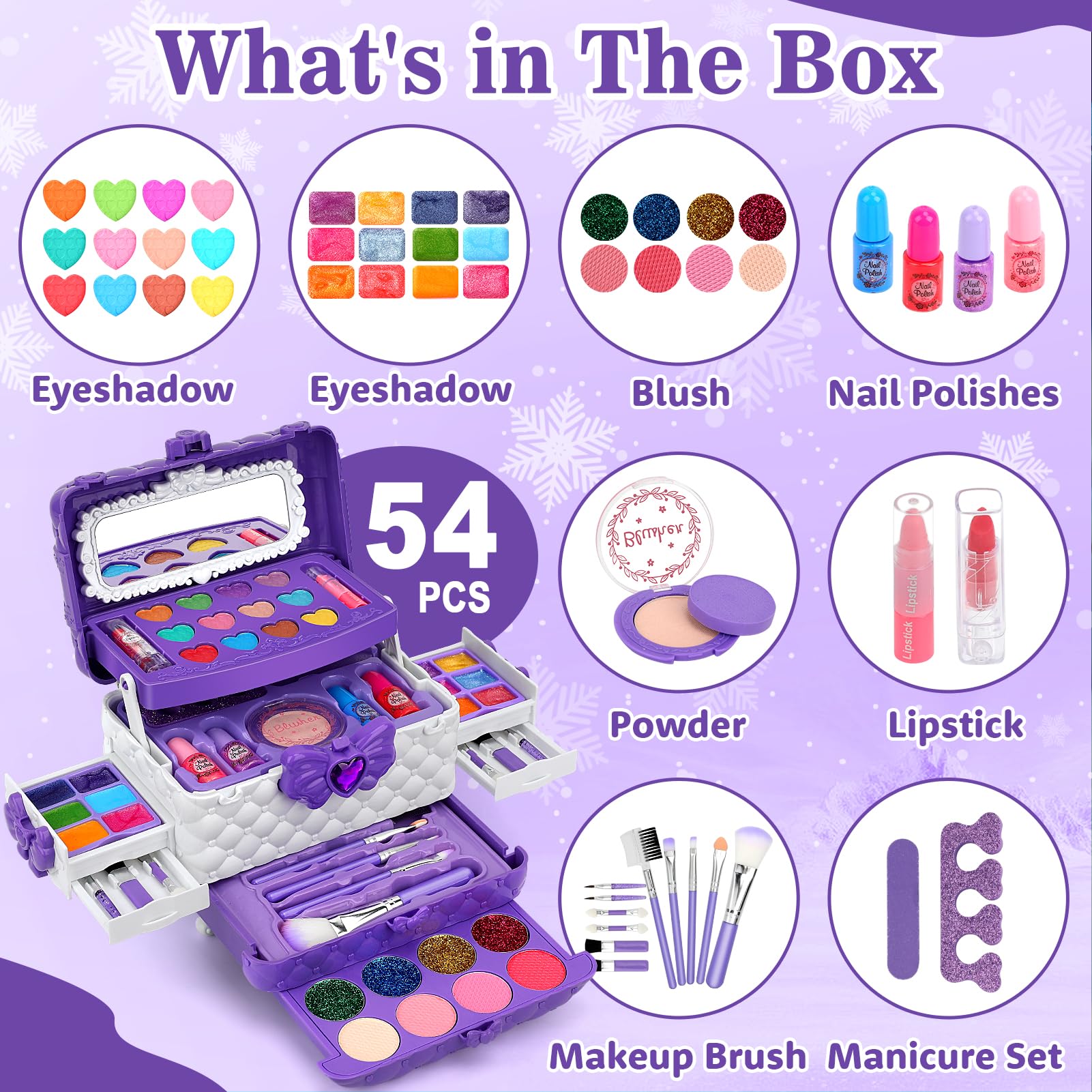 Teensymic nail accessories for tidy, creative nail art pretend play.