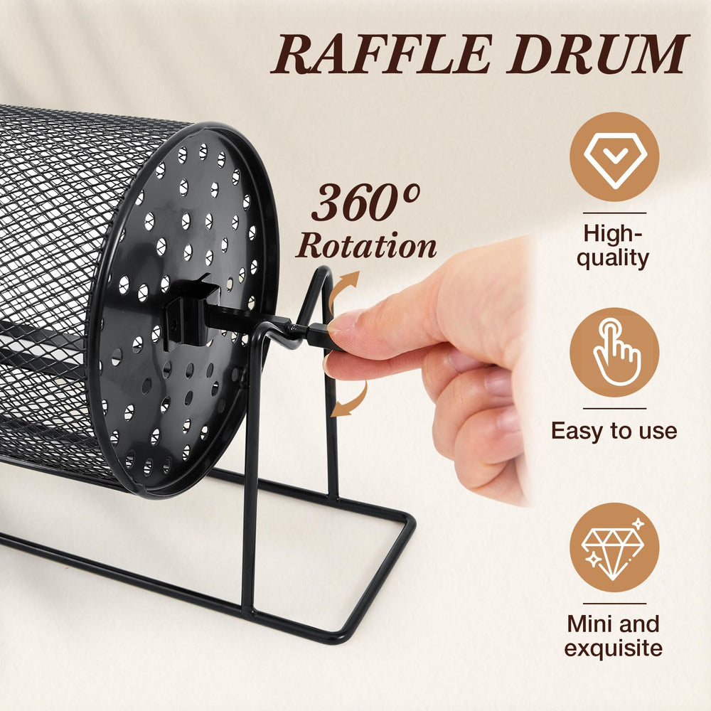Teenyyou raffle drum chrome finish offers durable, stylish hardware for venues