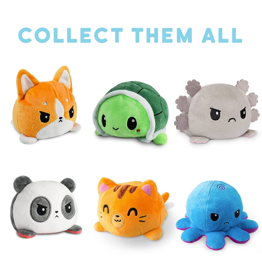 TeeTurtle cat plushie held in hand for gifting
