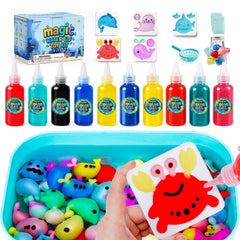 Teexpert Magic Water Elf Kit glitter gels ready for sparkling, imaginative play at home.