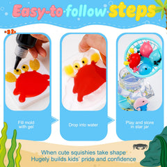 Teexpert Magic Water Elf Kit ocean molds create sea creature shapes