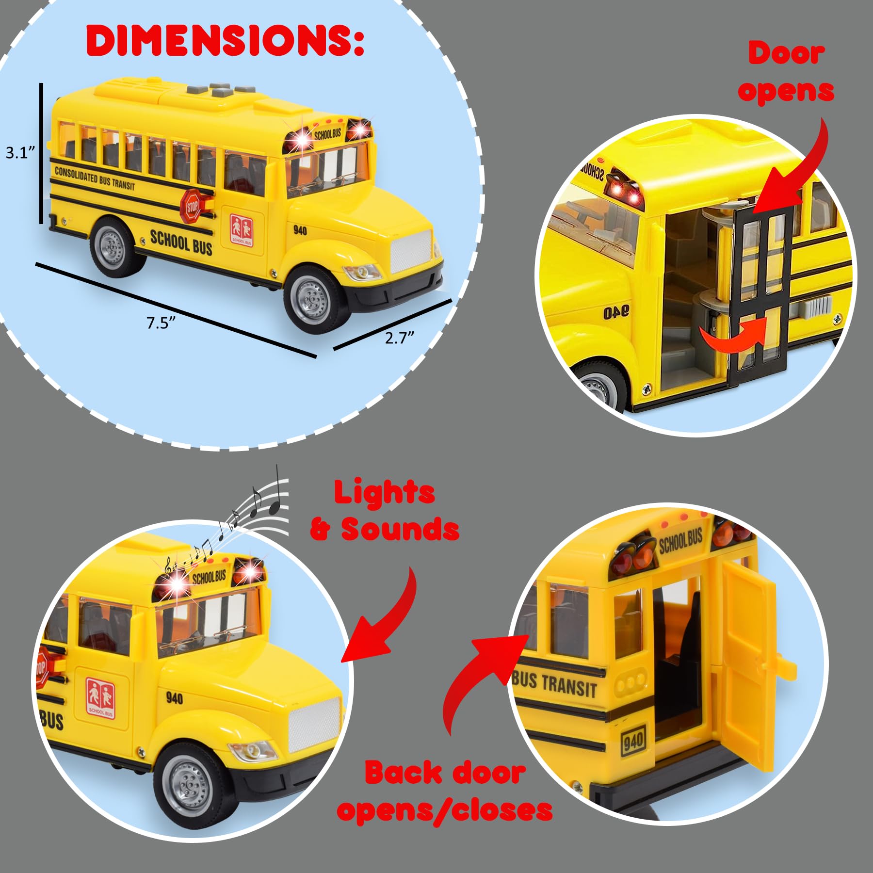 TeganPlay 1:20 scale vehicle detail for kids to explore.