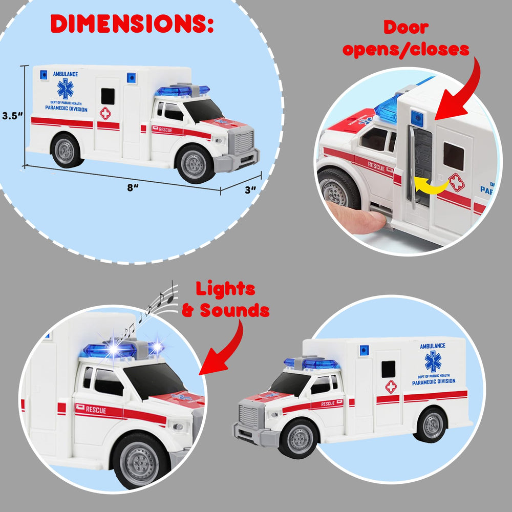 TeganPlay police car toy with siren lights for roleplay adventures.