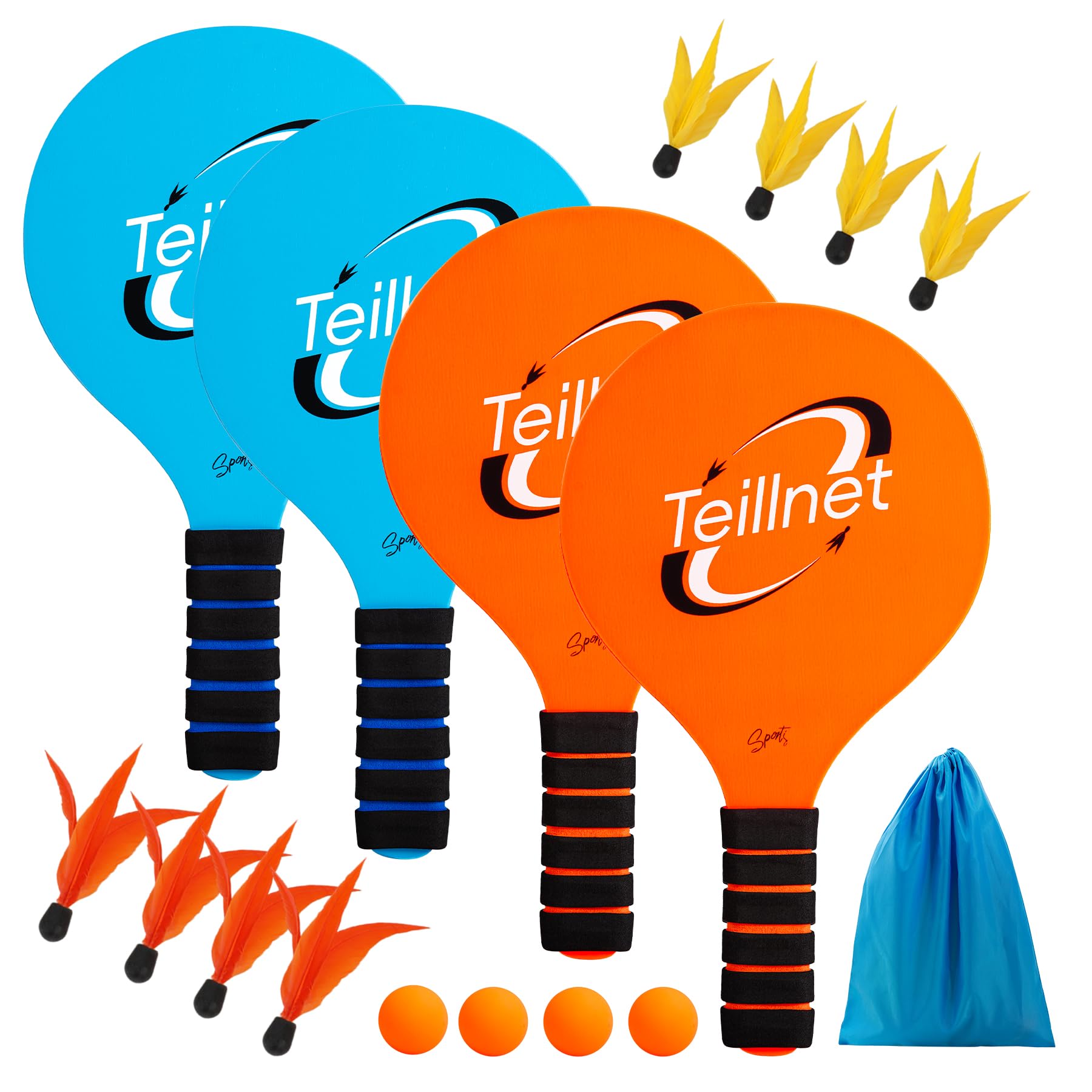 TEILLNET Paddle Ball Set paddles for versatile backyard play