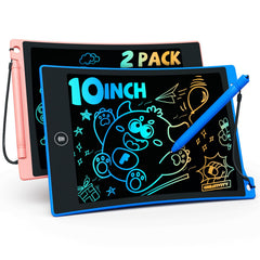 TEKFUN 10inch LCD writing tablet 2-pack for shared kid doodling