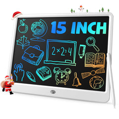 TEKFUN 15inch LCD writing tablet with a large drawing area for doodles and notes.