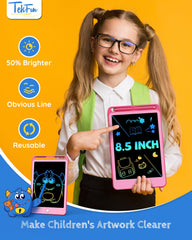 Travel ready TEKFUN doodle board fits bags for car trips and flights