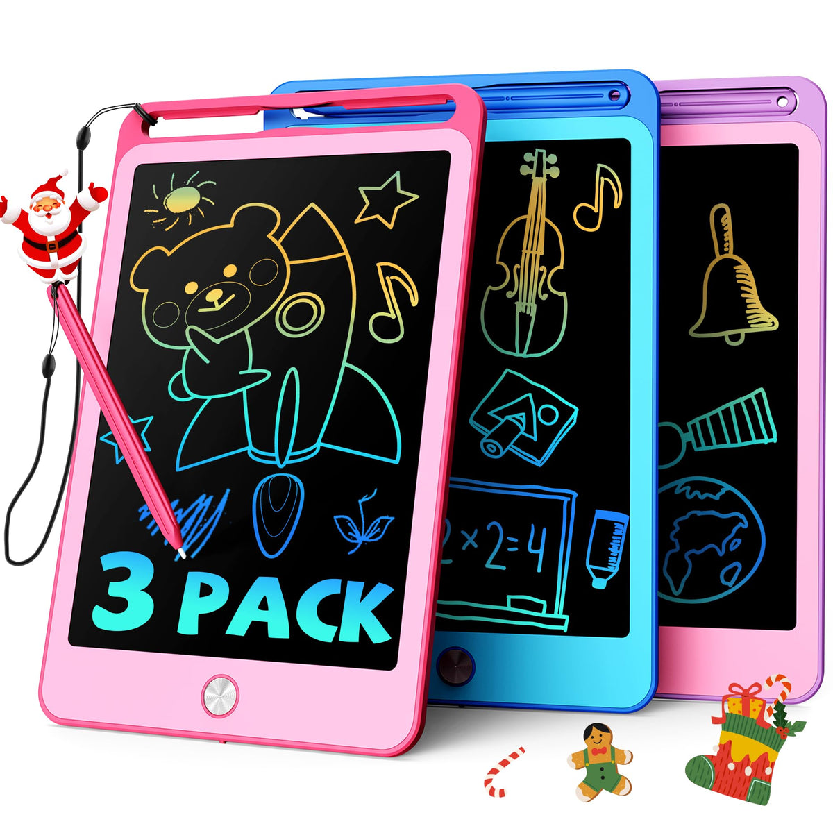 TEKFUN blue 8.5-inch LCD tablet for mess-free doodling on the go.