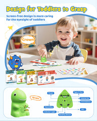 TEKFUN dinosaur stickers label items during learning sessions