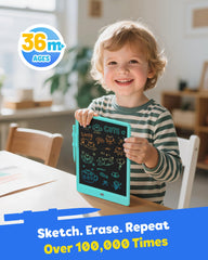 TEKFUN doodle board with eye-protection screen supports safe, colorful creativity during play.