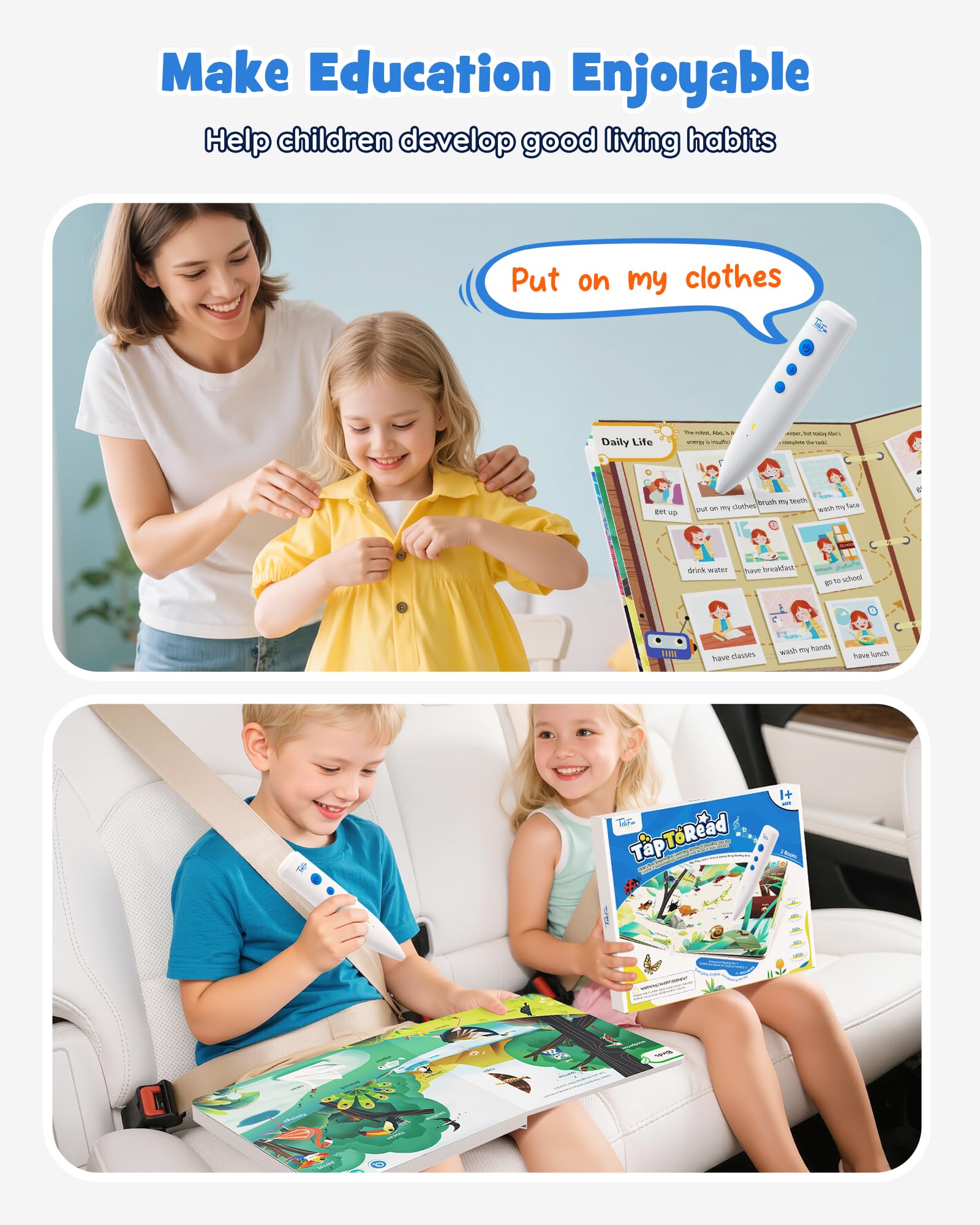 TEKFUN eco-friendly materials ensure kid-safe durable design