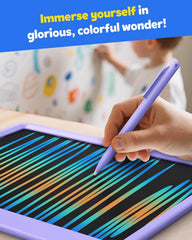 TEKFUN eco-friendly reusable doodle board minimizes mess during play.