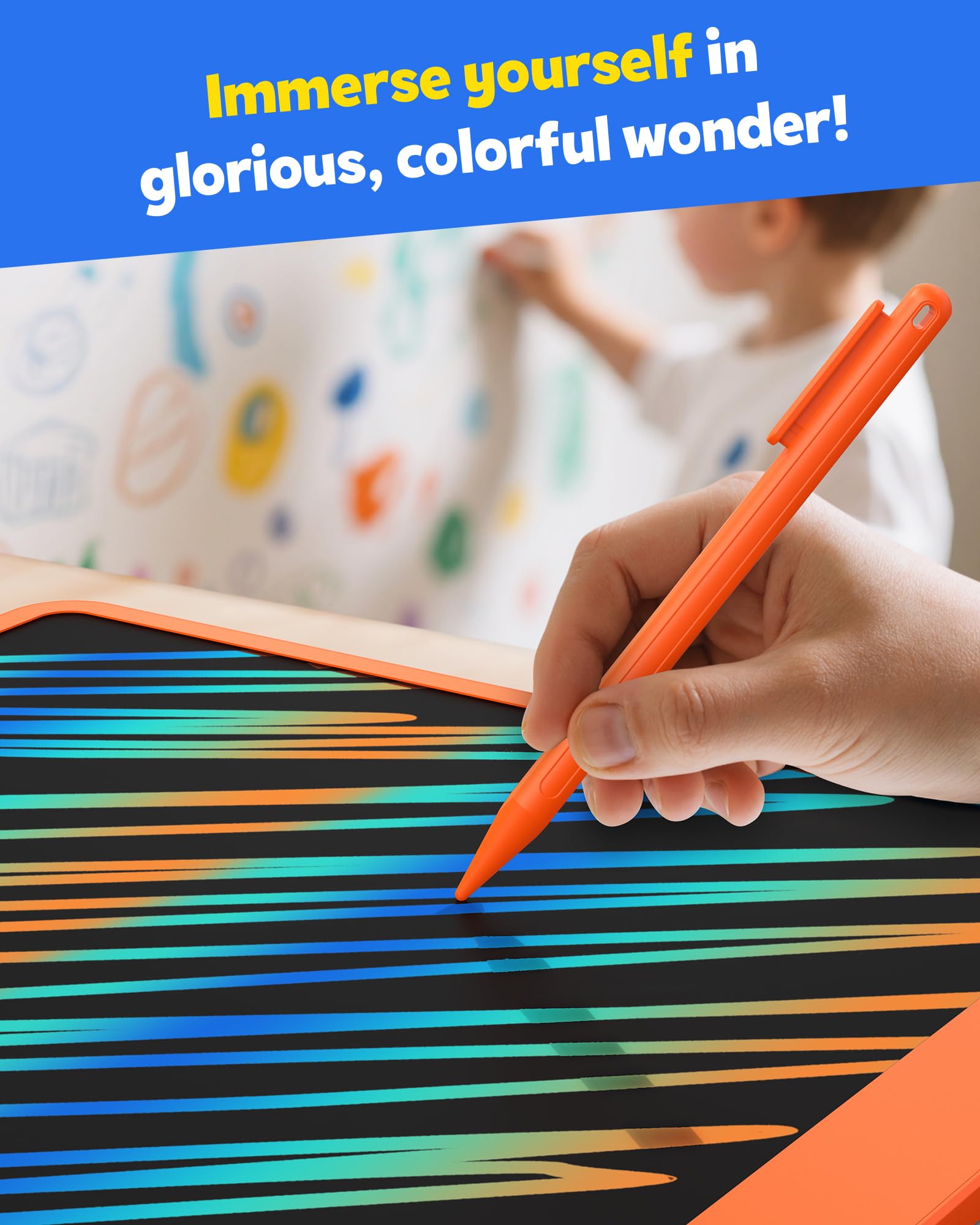 TEKFUN education-focused drawing surface supporting handwriting practice and quick sketches.