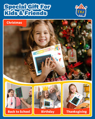 TEKFUN eye-protecting colorful screen reduces glare during long drawing sessions.