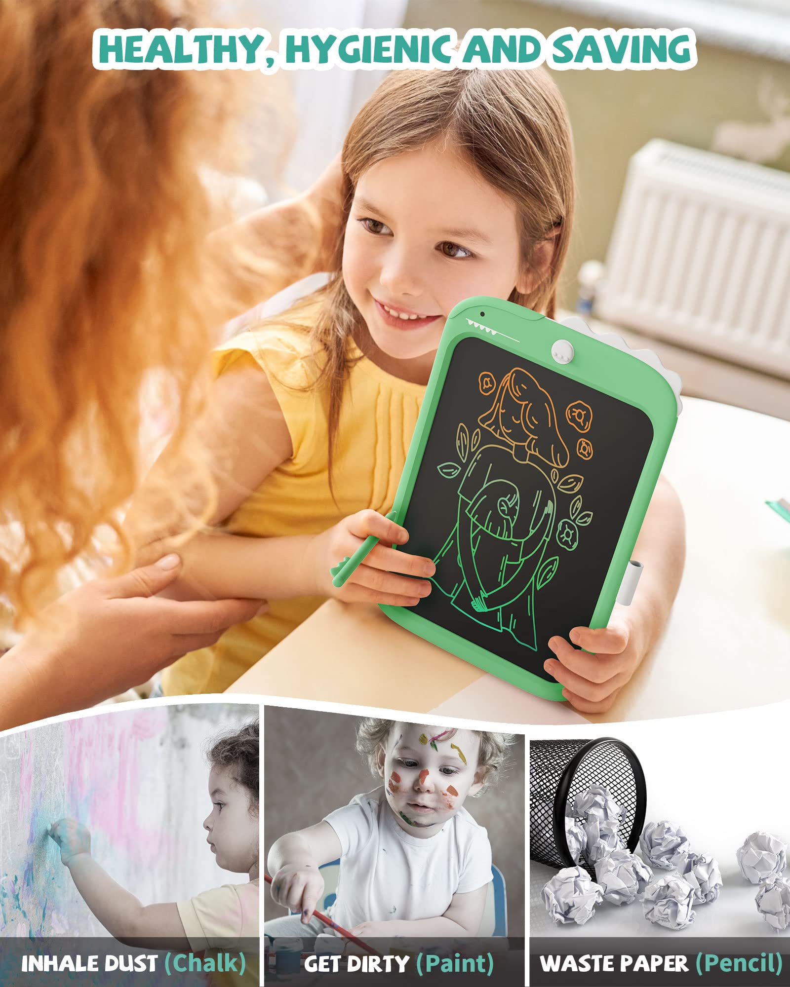 TEKFUN eye-protecting LCD screen suitable for long doodling sessions