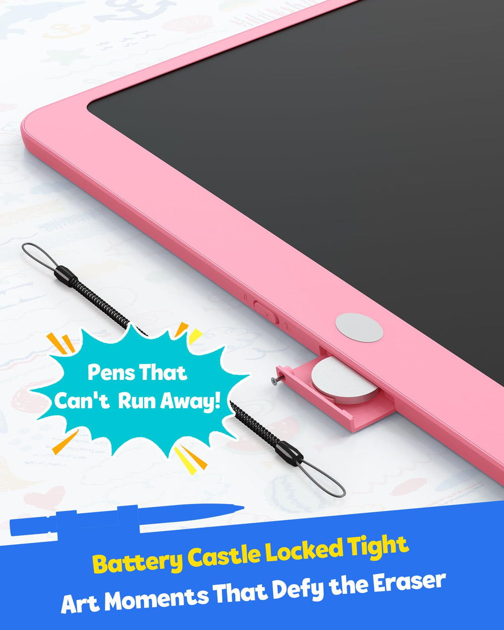 TEKFUN eyes-friendly-material provides safe, non-glare drawing experiences for all ages.
