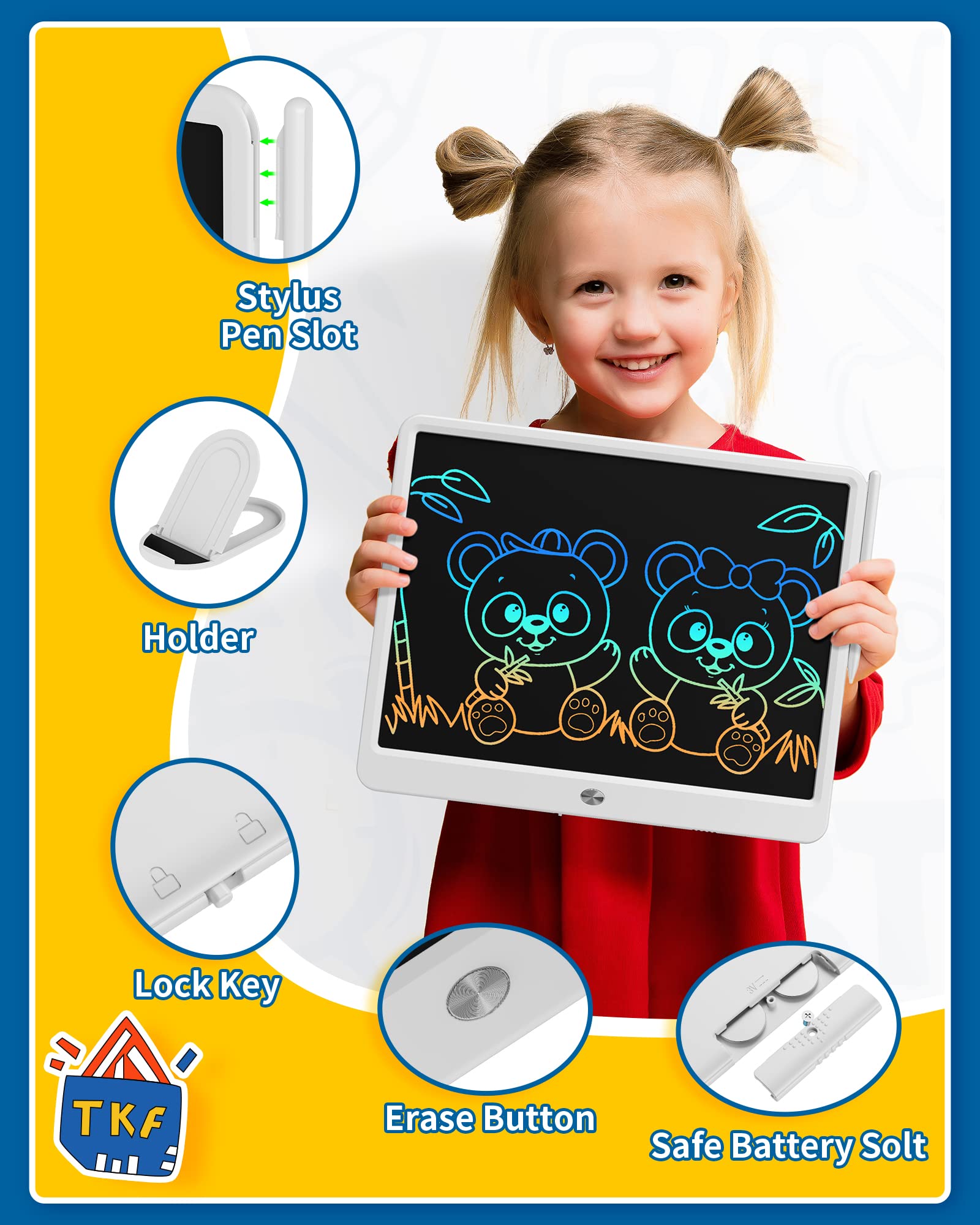 TEKFUN doodle board in use by kids for learning and creative play.